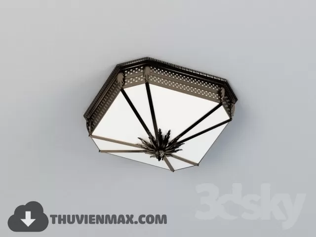 3DSKY MODELS – CEILING LIGHT 3D MODELS – 723