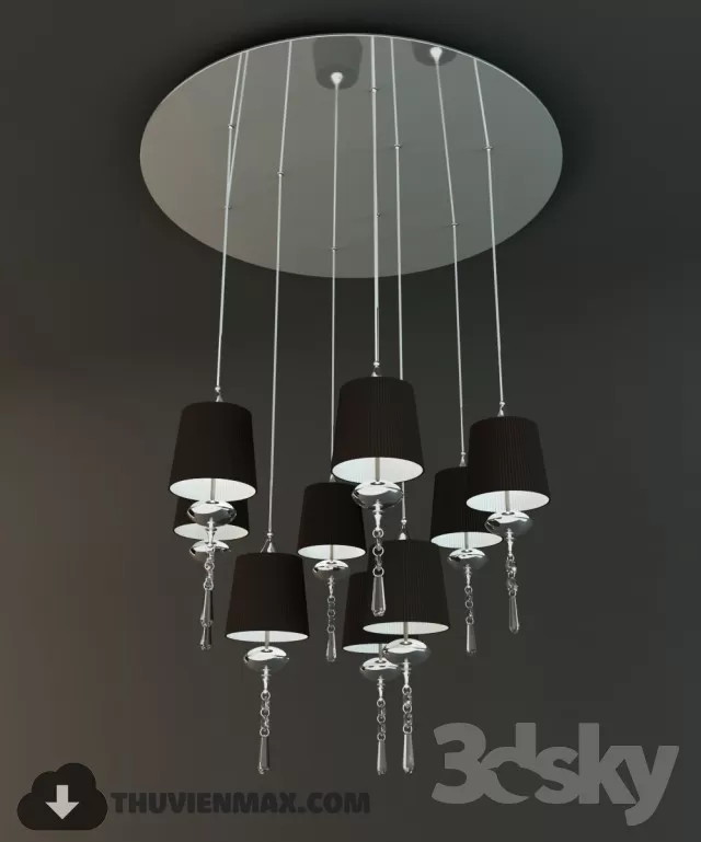 3DSKY MODELS – CEILING LIGHT 3D MODELS – 757