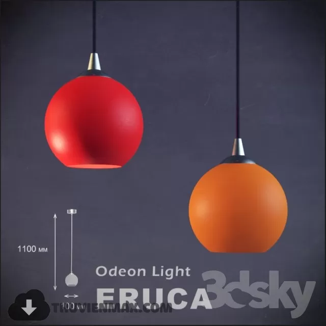 3DSKY MODELS – CEILING LIGHT 3D MODELS – 758