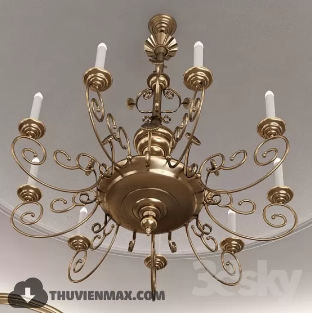 3DSKY MODELS – CEILING LIGHT 3D MODELS – 763
