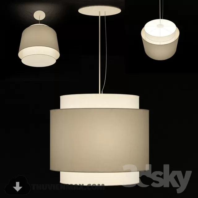 3DSKY MODELS – CEILING LIGHT 3D MODELS – 764