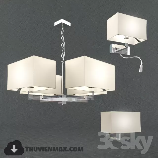 3DSKY MODELS – CEILING LIGHT 3D MODELS – 775