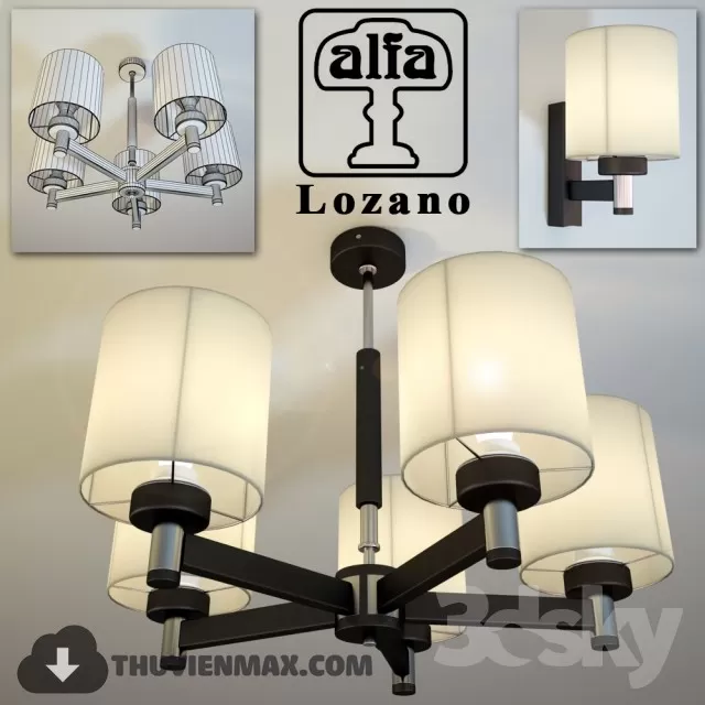 3DSKY MODELS – CEILING LIGHT 3D MODELS – 813
