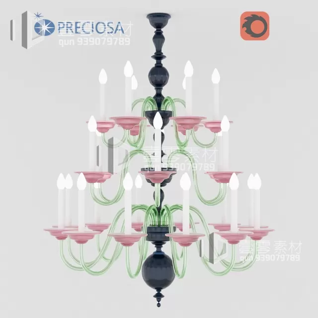 3DSKY MODELS – CEILING LIGHT – No.002