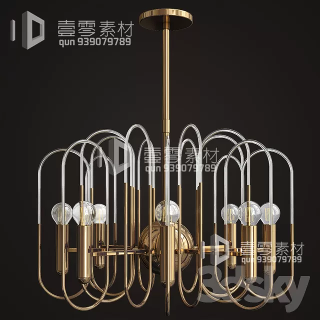 3DSKY MODELS – CEILING LIGHT – No.008