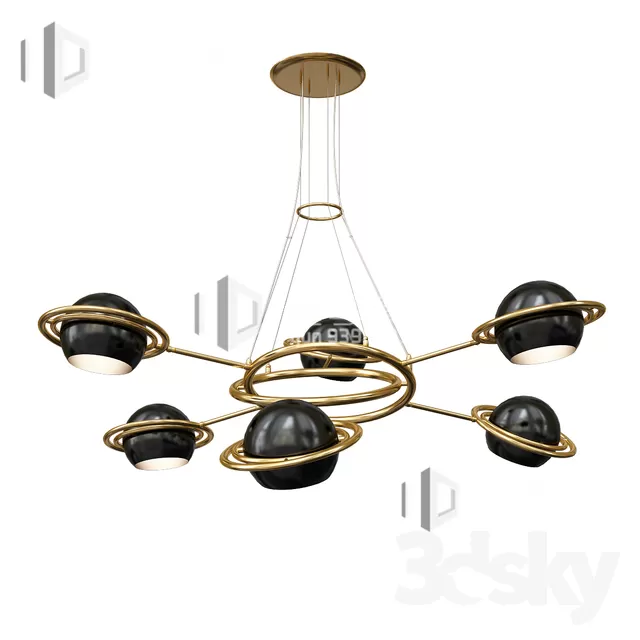 3DSKY MODELS – CEILING LIGHT – No.019
