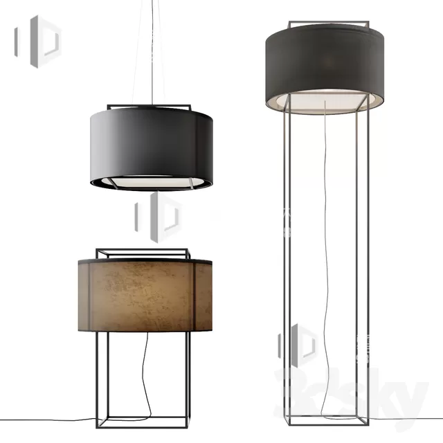 3DSKY MODELS – CEILING LIGHT – No.029