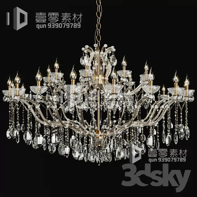 3DSKY MODELS – CEILING LIGHT – No.036