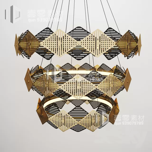 3DSKY MODELS – CEILING LIGHT – No.038