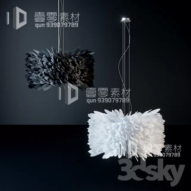 3DSKY MODELS – CEILING LIGHT – No.042