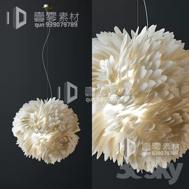 3DSKY MODELS – CEILING LIGHT – No.045