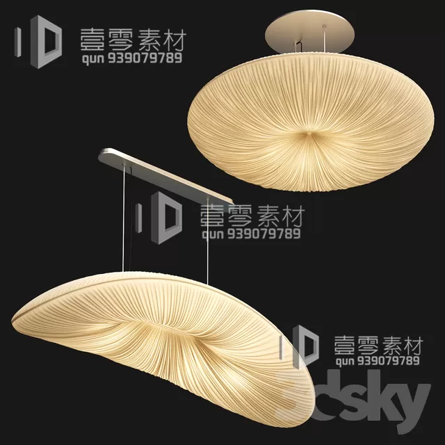 3DSKY MODELS – CEILING LIGHT – No.049