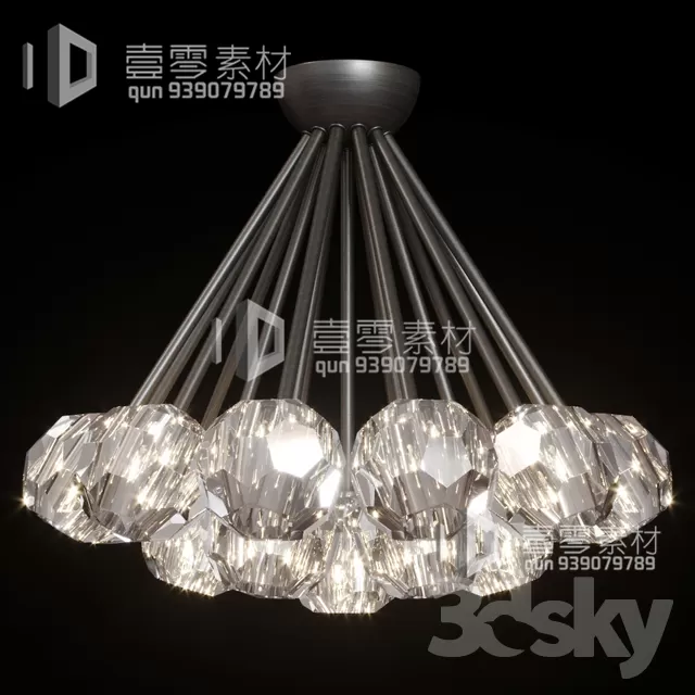 3DSKY MODELS – CEILING LIGHT – No.053
