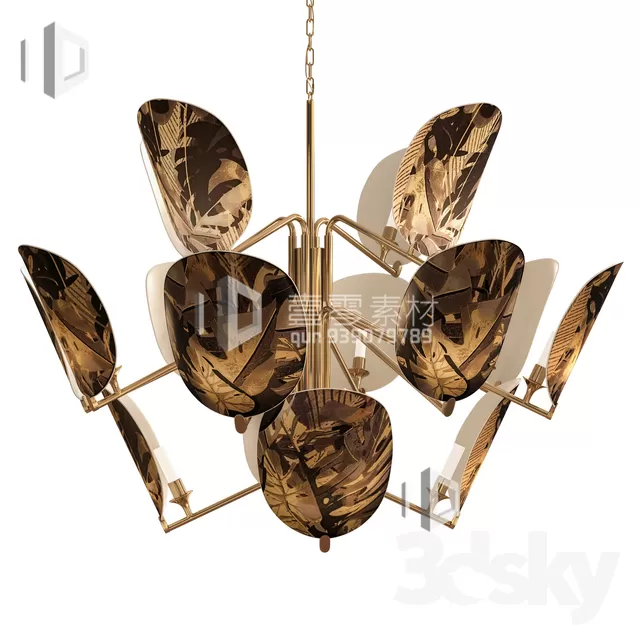 3DSKY MODELS – CEILING LIGHT – No.054