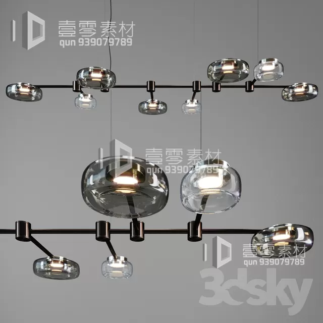 3DSKY MODELS – CEILING LIGHT – No.055
