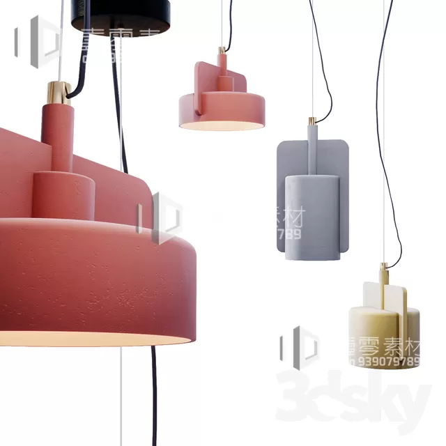 3DSKY MODELS – CEILING LIGHT – No.060