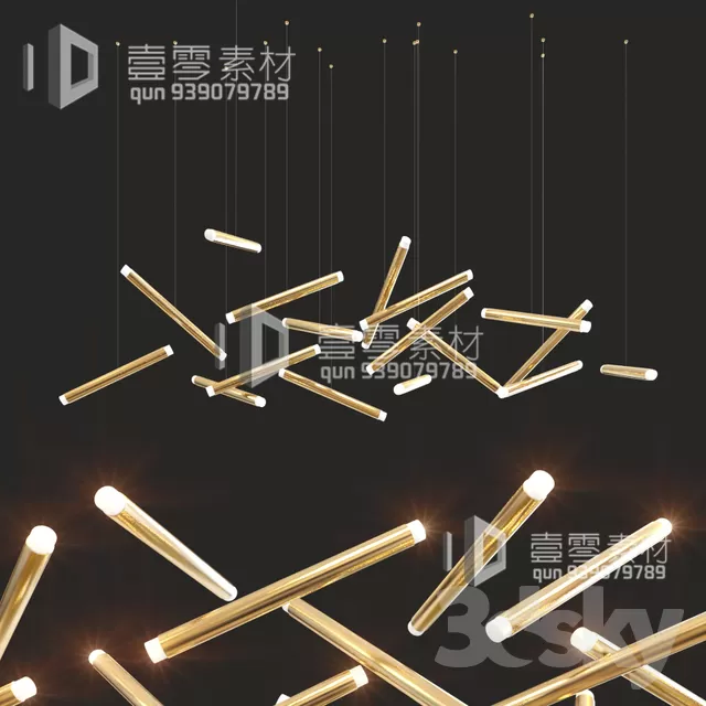 3DSKY MODELS – CEILING LIGHT – No.062