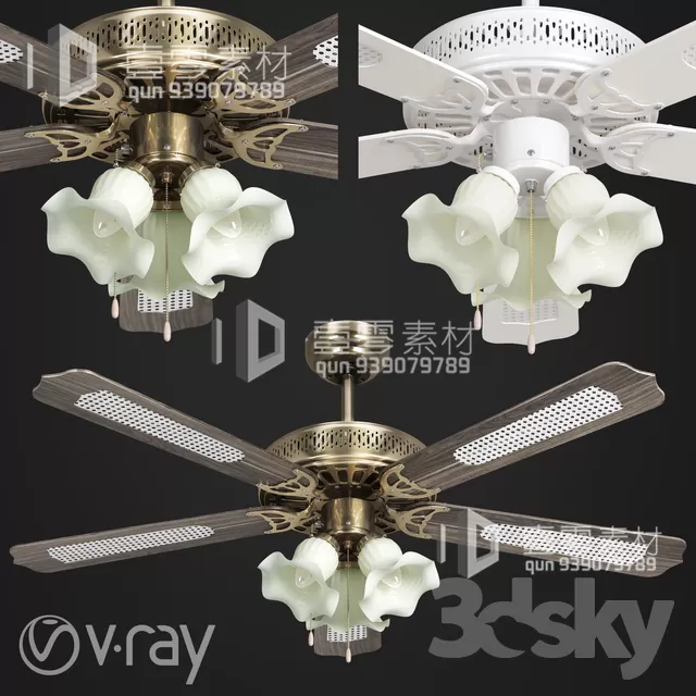 3DSKY MODELS – CEILING LIGHT – No.073