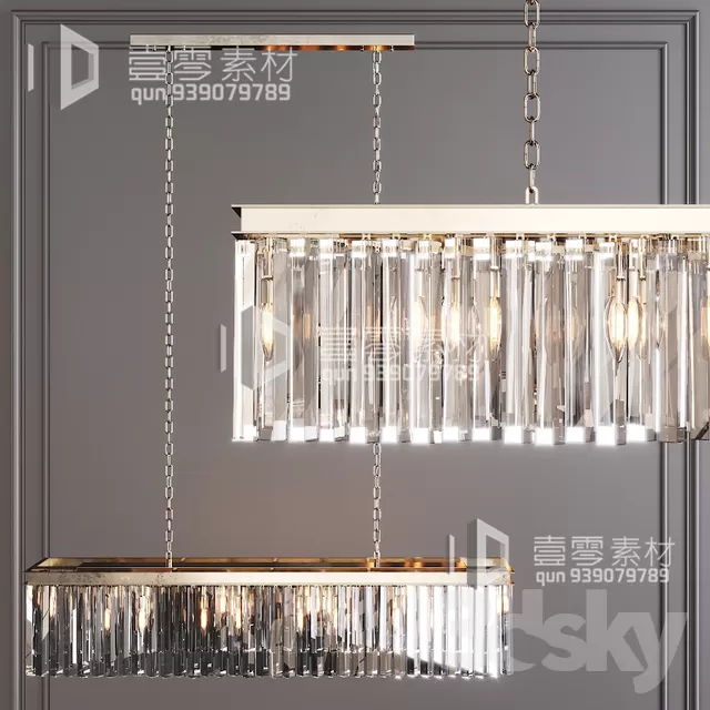 3DSKY MODELS – CEILING LIGHT – No.082