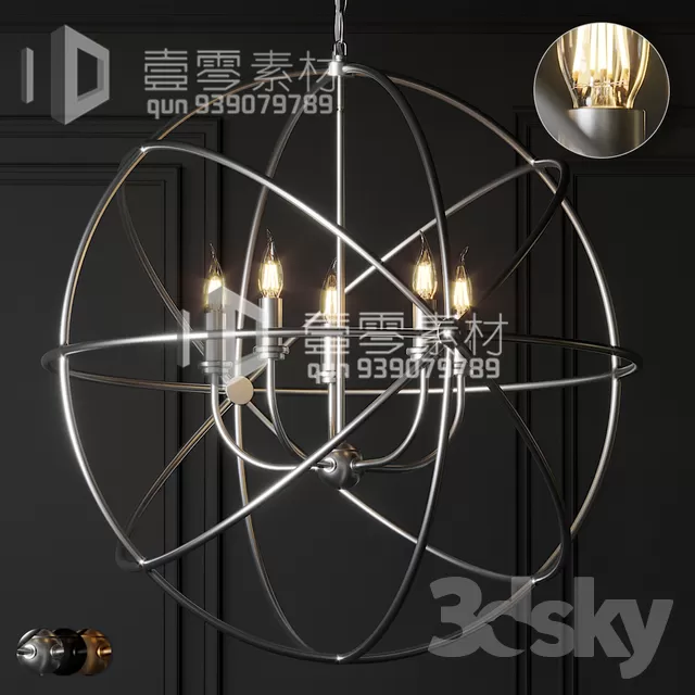 3DSKY MODELS – CEILING LIGHT – No.160 3DSKY MODELS – CEILING LIGHT – No.160