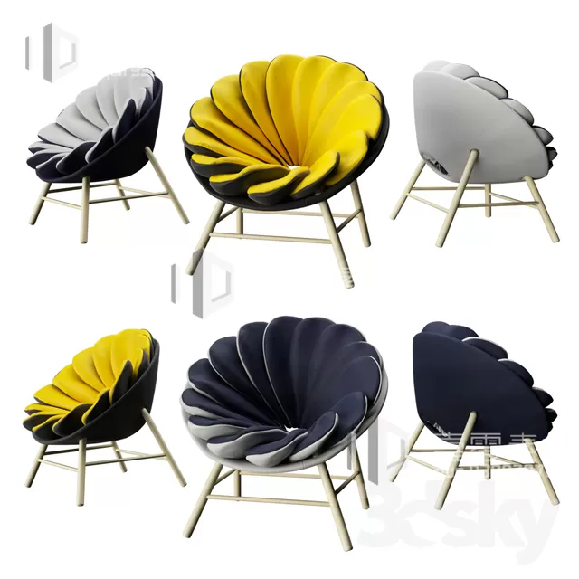 3DSKY MODELS – CHAIR & ARMCHAIR – VOL.06 – No.005 3DSKY MODELS – CHAIR & ARMCHAIR – VOL.06 – No.005