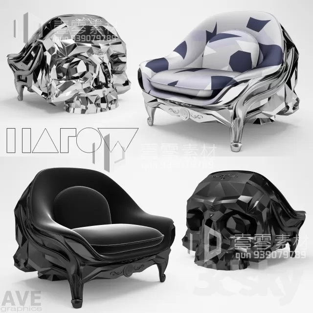 3DSKY MODELS – CHAIR & ARMCHAIR – VOL.06 – No.005 3DSKY MODELS – CHAIR & ARMCHAIR – VOL.06 – No.005