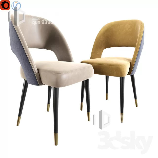 3DSKY MODELS – CHAIR & ARMCHAIR – VOL.06 – No.026