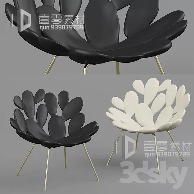 3DSKY MODELS – CHAIR & ARMCHAIR – VOL.06 – No.035