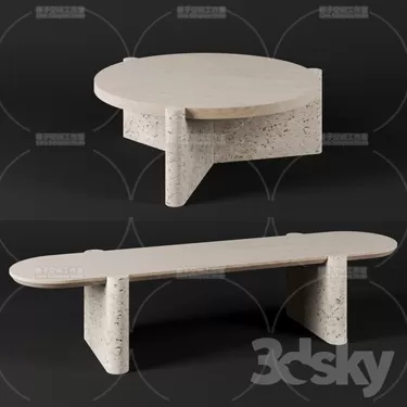 3DSKY MODELS – COFFEE TABLE – No.046 3DSKY MODELS – COFFEE TABLE – No.046