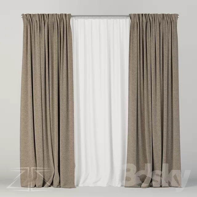 3DSKY MODELS – CURTAIN 3D MODELS – 112