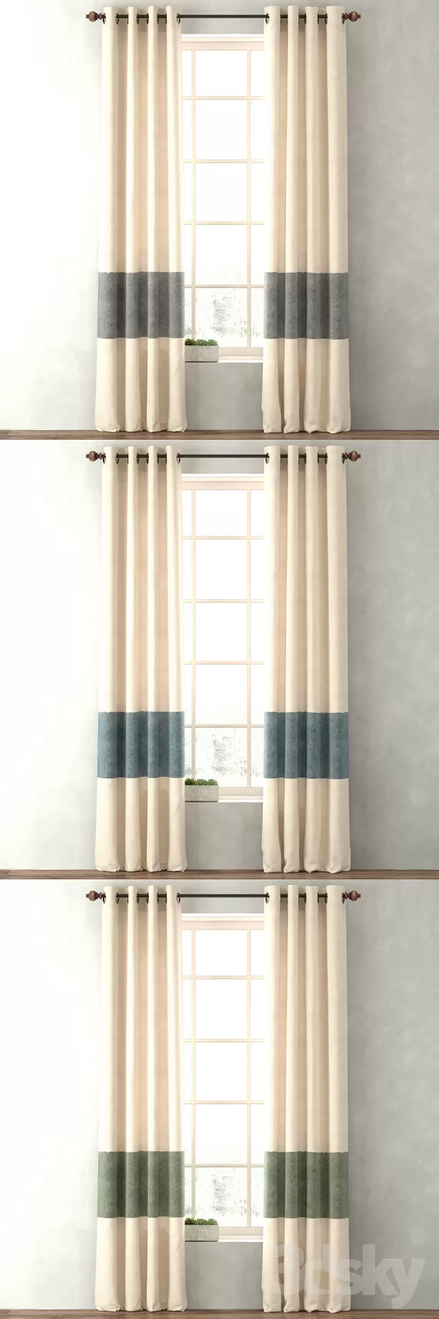 3DSKY MODELS – CURTAIN 3D MODELS – 113