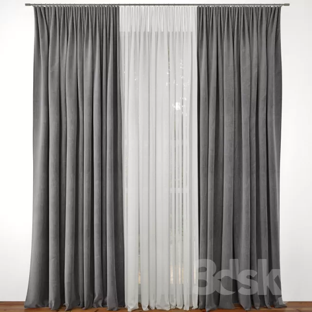3DSKY MODELS – CURTAIN 3D MODELS – 133