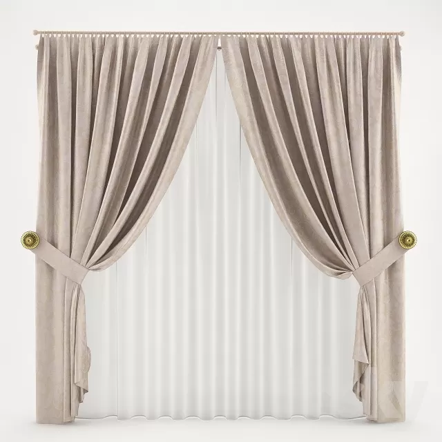 3DSKY MODELS – CURTAIN 3D MODELS – 134
