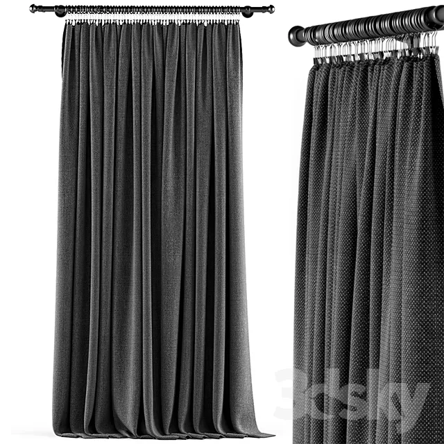 3DSKY MODELS – CURTAIN 3D MODELS – 150