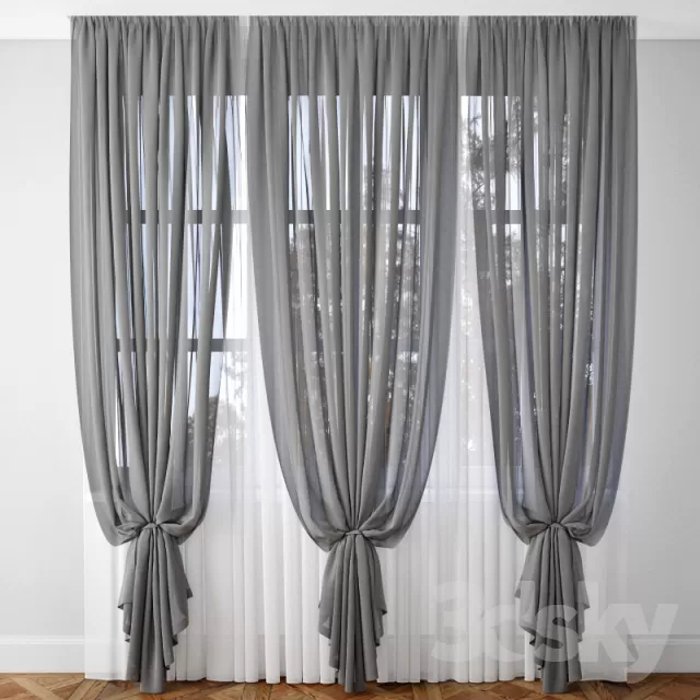 3DSKY MODELS – CURTAIN 3D MODELS – 165