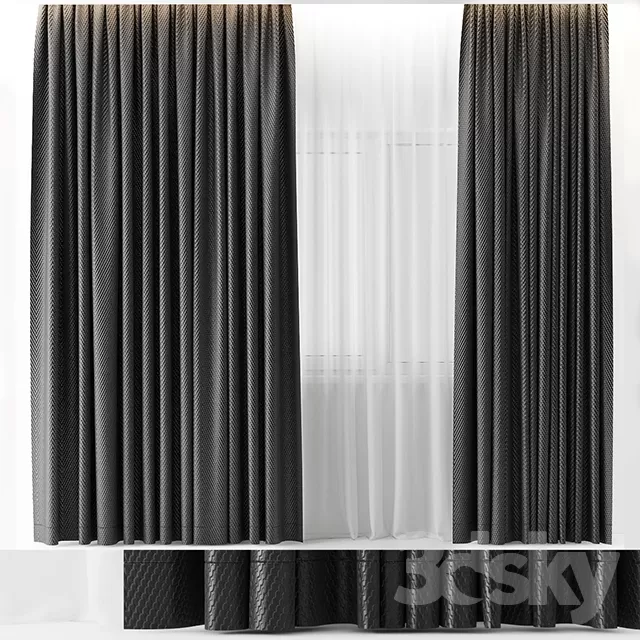 3DSKY MODELS – CURTAIN 3D MODELS – 185