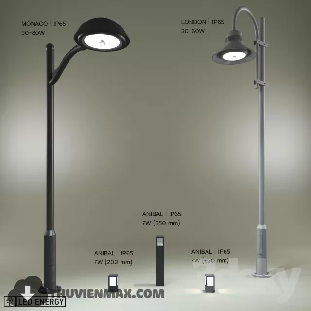 3DSKY MODELS – LIGHTING – Lighting 3D Models – Street and technical lighting – 287