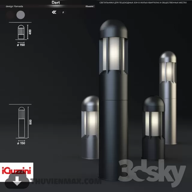 3DSKY MODELS – LIGHTING – Lighting 3D Models – Street and technical lighting – 331