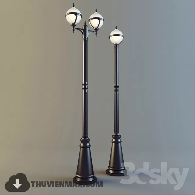3DSKY MODELS – LIGHTING – Lighting 3D Models – Street and technical lighting – 338