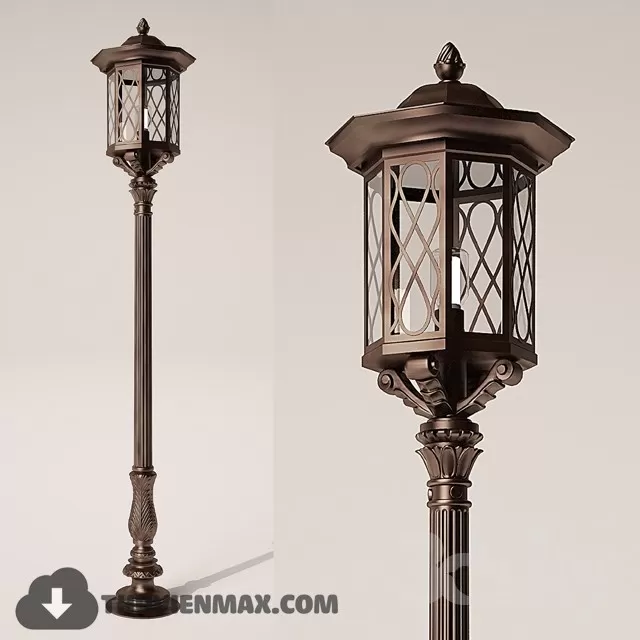 3DSKY MODELS – LIGHTING – Lighting 3D Models – Street and technical lighting – 345