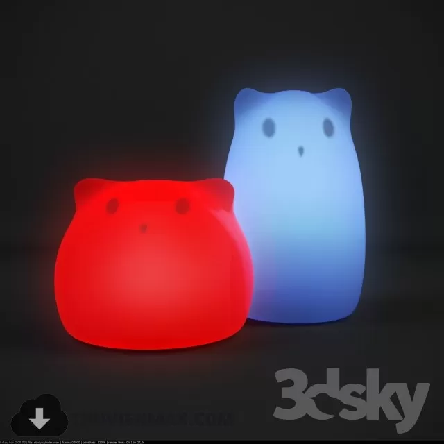 3DSKY MODELS – LIGHTING – Lighting 3D Models – Table lamp – 386