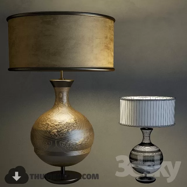 3DSKY MODELS – LIGHTING – Lighting 3D Models – Table lamp – 394