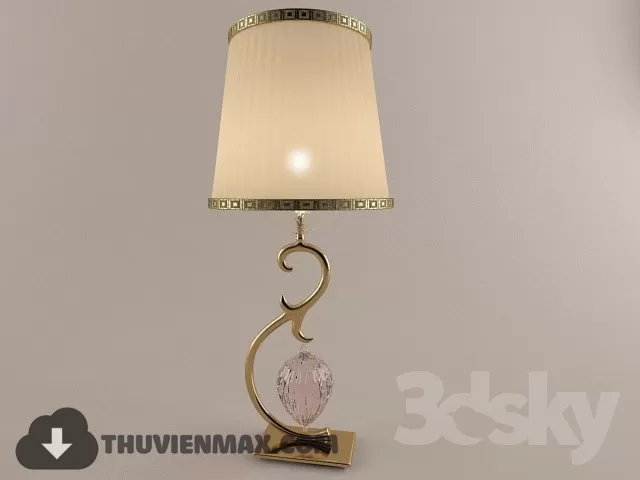 3DSKY MODELS – LIGHTING – Lighting 3D Models – Table lamp – 397