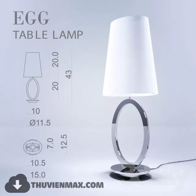 3DSKY MODELS – LIGHTING – Lighting 3D Models – Table lamp – 434 3DSKY MODELS – LIGHTING – Lighting 3D Models – Table lamp – 434