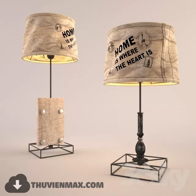 3DSKY MODELS – LIGHTING – Lighting 3D Models – Table lamp – 503