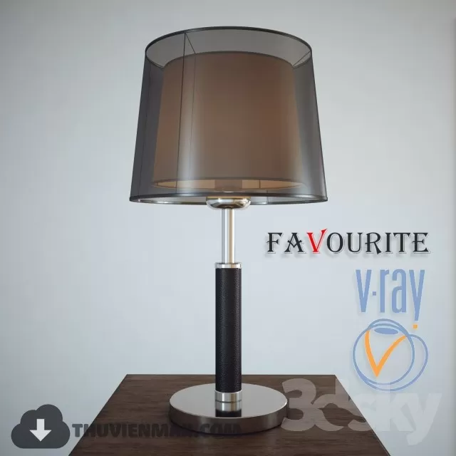 3DSKY MODELS – LIGHTING – Lighting 3D Models – Table lamp – 522
