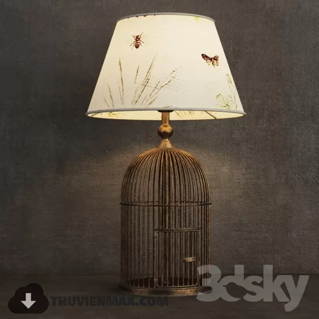 3DSKY MODELS – LIGHTING – Lighting 3D Models – Table lamp – 535