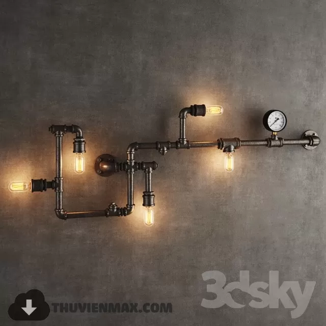 3DSKY MODELS – LIGHTING – Lighting 3D Models – Wall light – 611 3DSKY MODELS – LIGHTING – Lighting 3D Models – Wall light – 611