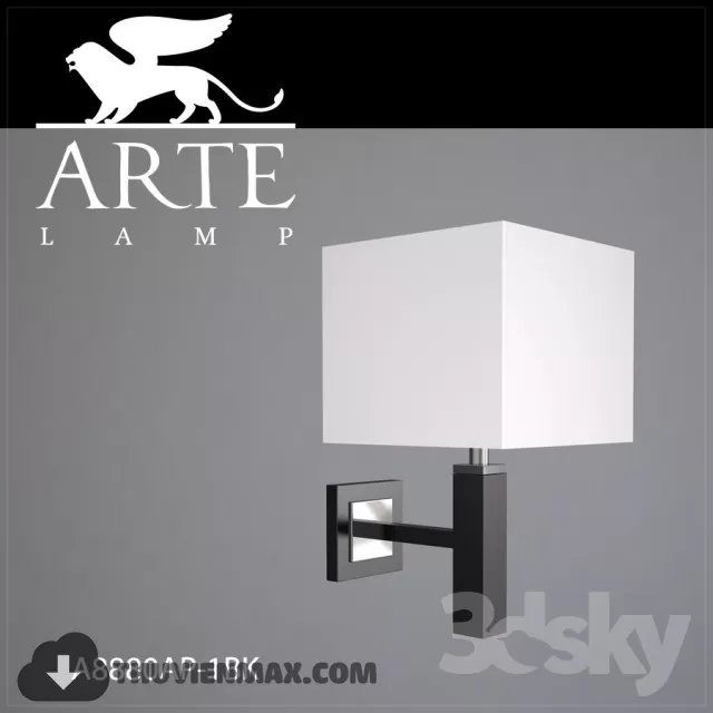 3DSKY MODELS – LIGHTING – Lighting 3D Models – Wall light – 659
