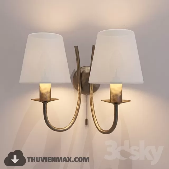 3DSKY MODELS – LIGHTING – Lighting 3D Models – Wall light – 666